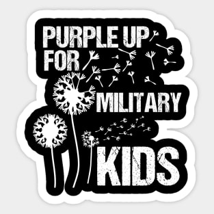 Purple Up for Military Kids - Month of the Military Child Sticker